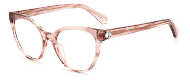Premium Women Kate Spade Model Eyeglasses: XANDRA - Pink- SpecSMART Eye Clinic (Diagonal View)